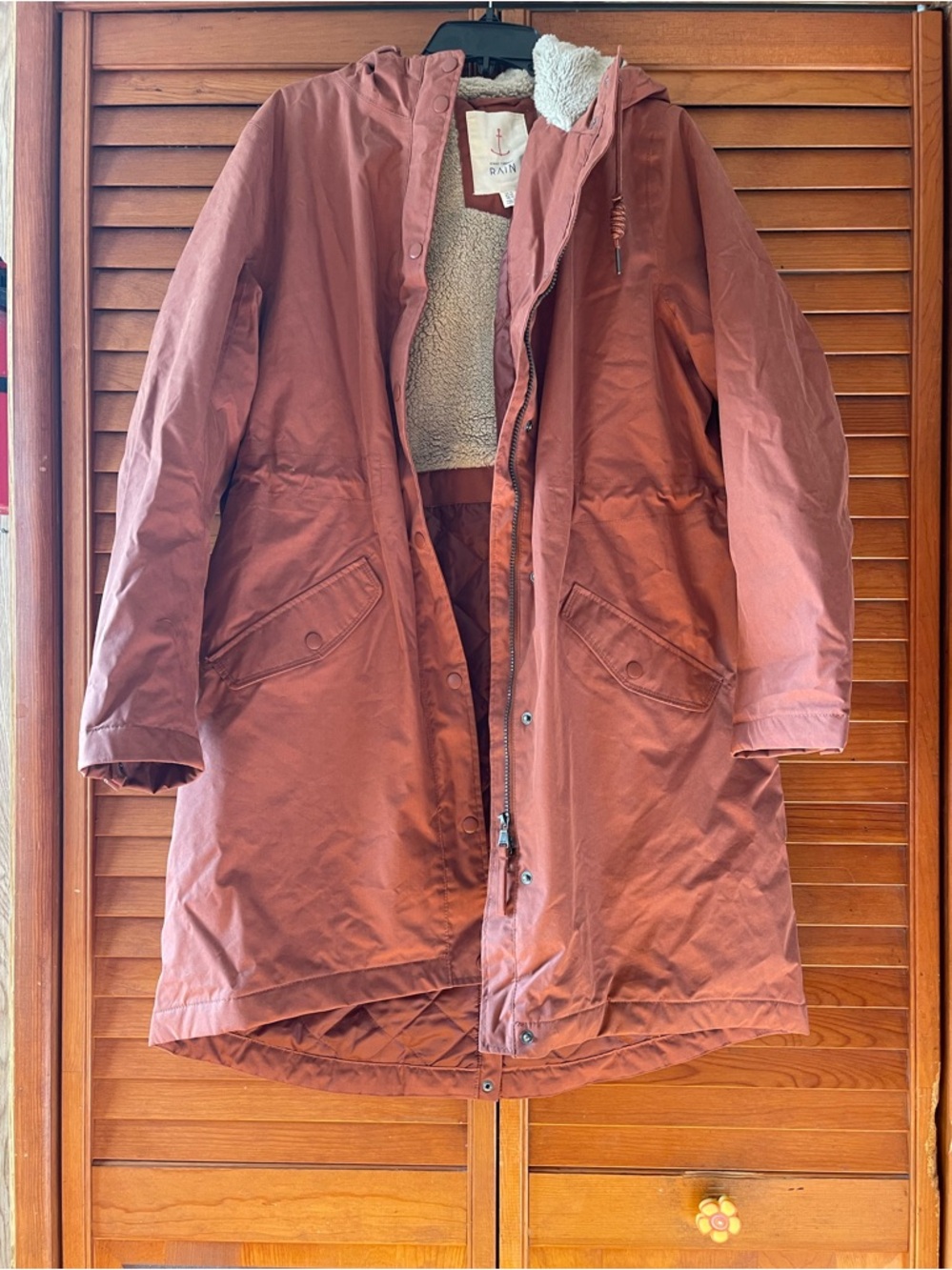 Seasalt Cornwall Plant Hunter 2 Waterproof Hoode Coat. Size 10 US Women 
#381 - Picture 9 of 13